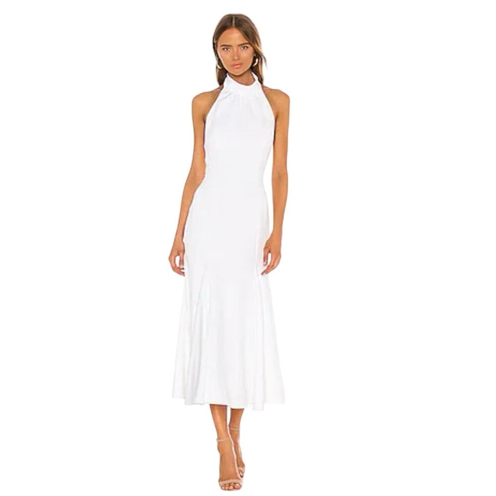 Milly Penelope Open Back Midi Dress Size 2
